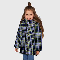 Куртка зимняя для девочки Аля Шанэль, цвет: 3D-черный — фото 2