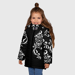Куртка зимняя для девочки ХАНЕМИЯ КАЗУТОРА KAZUTORA, цвет: 3D-черный — фото 2
