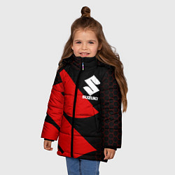 Куртка зимняя для девочки SUZUKI СУЗУКИ СПОРТ ЯПОНИЯ, цвет: 3D-черный — фото 2