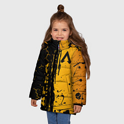 Куртка зимняя для девочки АПЕКС ЛЕГЕНДС, цвет: 3D-красный — фото 2