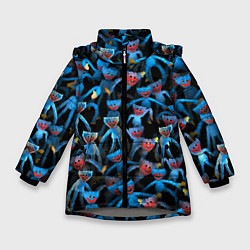 Куртка зимняя для девочки Толпа Хагги Вагги, цвет: 3D-светло-серый