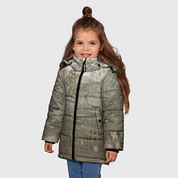 Куртка зимняя для девочки Коллекция Journey На земле 130-2, цвет: 3D-светло-серый — фото 2