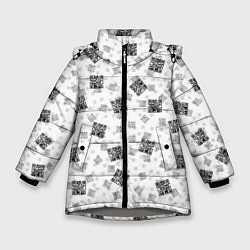 Зимняя куртка для девочки PATTERN QR CODE