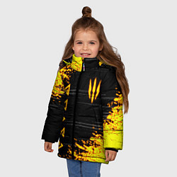Куртка зимняя для девочки The Witcher Neon, цвет: 3D-красный — фото 2