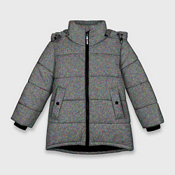Куртка зимняя для девочки Не шуми, цвет: 3D-черный