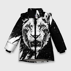 Куртка зимняя для девочки ТигрTiger, цвет: 3D-светло-серый