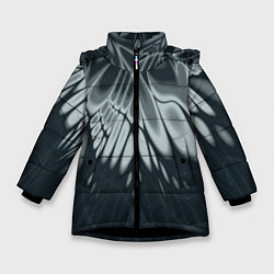 Куртка зимняя для девочки Серый - коллекция Лучи - Хуф и Ся, цвет: 3D-черный