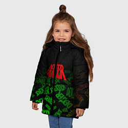 Куртка зимняя для девочки Декстер Новая Кровь Супер сериал!!!, цвет: 3D-красный — фото 2
