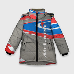 Куртка зимняя для девочки McLaren Racing Route, цвет: 3D-светло-серый