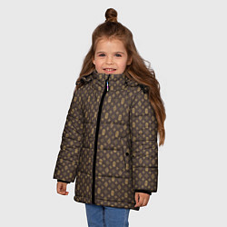 Куртка зимняя для девочки Dope Street Market Camo, цвет: 3D-светло-серый — фото 2