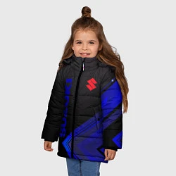 Куртка зимняя для девочки SUZUKI СУЗУКИ, цвет: 3D-черный — фото 2