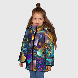 Куртка зимняя для девочки Expressive pattern Vanguard, цвет: 3D-красный — фото 2
