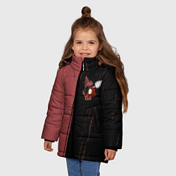 Куртка зимняя для девочки FIVE NIGHTS AT FREDDYS - ФОКСИ Краски, цвет: 3D-черный — фото 2