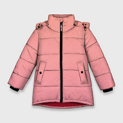 Куртка зимняя для девочки Gradient Roseanna Orange to pink, цвет: 3D-красный