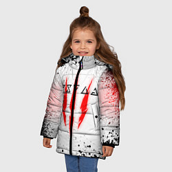 Куртка зимняя для девочки Ведьмак Квэн Ирден Аксий Игни Аард, цвет: 3D-красный — фото 2