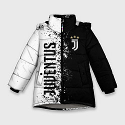 Куртка зимняя для девочки Juventus ювентус 2019, цвет: 3D-светло-серый