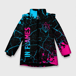 Зимняя куртка для девочки In Flames Neon Gradient