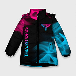 Куртка зимняя для девочки The Last Of Us Neon Gradient, цвет: 3D-черный