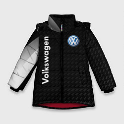 Зимняя куртка для девочки Volkswagen карбон