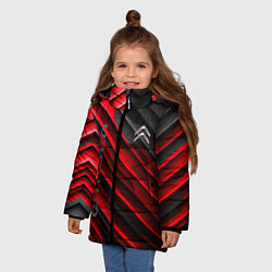 Куртка зимняя для девочки Citroёn - sport, цвет: 3D-светло-серый — фото 2
