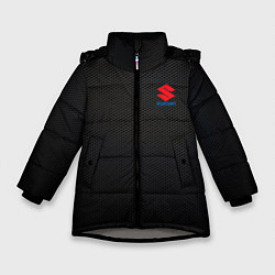 Зимняя куртка для девочки Suzuki - карбон