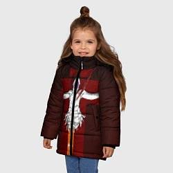 Куртка зимняя для девочки Evangelion Lilith, цвет: 3D-красный — фото 2