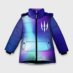 Куртка зимняя для девочки The Witcher northern cold, цвет: 3D-черный