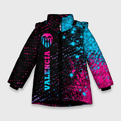 Зимняя куртка для девочки Valencia - neon gradient: по-вертикали