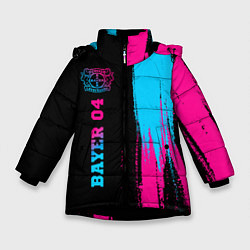 Зимняя куртка для девочки Bayer 04 - neon gradient: по-вертикали