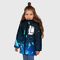 Куртка зимняя для девочки League of Legends взрыв частиц, цвет: 3D-черный — фото 2