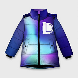 Куртка зимняя для девочки League of Legends northern cold, цвет: 3D-черный