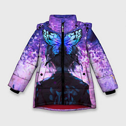 Зимняя куртка для девочки Шинобу Кочо - Великолепная бабочка