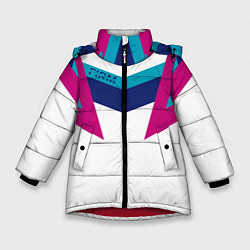 Зимняя куртка для девочки FIRM белый спортик