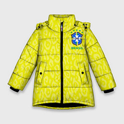 Зимняя куртка для девочки Форма сборной Бразилии ЧМ 2022