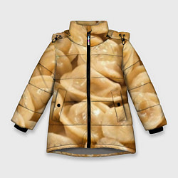 Куртка зимняя для девочки Пельмени, цвет: 3D-светло-серый