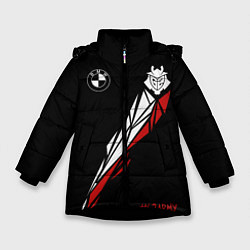 Куртка зимняя для девочки G2 Army, цвет: 3D-черный
