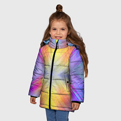 Куртка зимняя для девочки В светлый путь, цвет: 3D-черный — фото 2