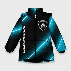 Зимняя куртка для девочки Lamborghini неоновые лампы