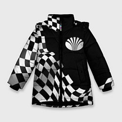 Зимняя куртка для девочки Daewoo racing flag