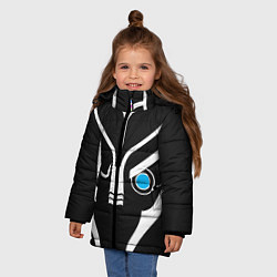 Куртка зимняя для девочки Mass Effect Garrus Art, цвет: 3D-черный — фото 2