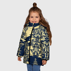 Куртка зимняя для девочки Кибержук, цвет: 3D-светло-серый — фото 2