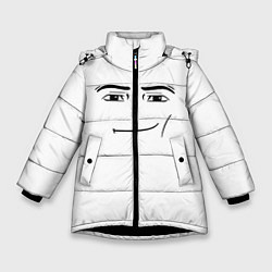 Зимняя куртка для девочки Одежда Man Face Roblox