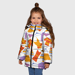 Куртка зимняя для девочки Мой шопинг, цвет: 3D-красный — фото 2