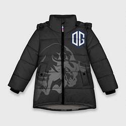 Куртка зимняя для девочки Форма OG, цвет: 3D-светло-серый