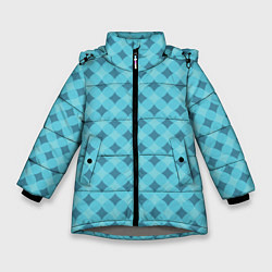 Куртка зимняя для девочки Style blue, цвет: 3D-светло-серый