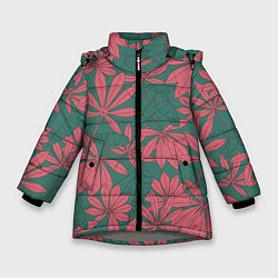 Куртка зимняя для девочки Pink nature, цвет: 3D-светло-серый
