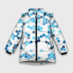 Куртка зимняя для девочки Mood blue, цвет: 3D-светло-серый