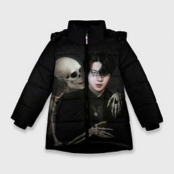 Зимняя куртка для девочки Сехун со скелетом