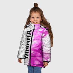 Куртка зимняя для девочки Yamaha pro racing: по-вертикали, цвет: 3D-черный — фото 2