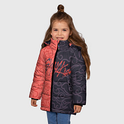 Куртка зимняя для девочки Strey Kids x Anime, цвет: 3D-черный — фото 2
